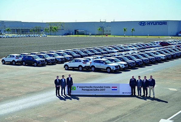 Hyundai Creta fabricado no Brasil começa a ser exportado para o Paraguai