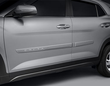 Friso Lateral Pintado Premium com Emblema Cromado