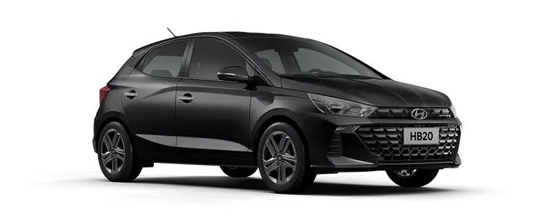 HB20 Motor Kappa 1.0 TGDI Transmissão Automática Limited 2026/2027 Preto Onix