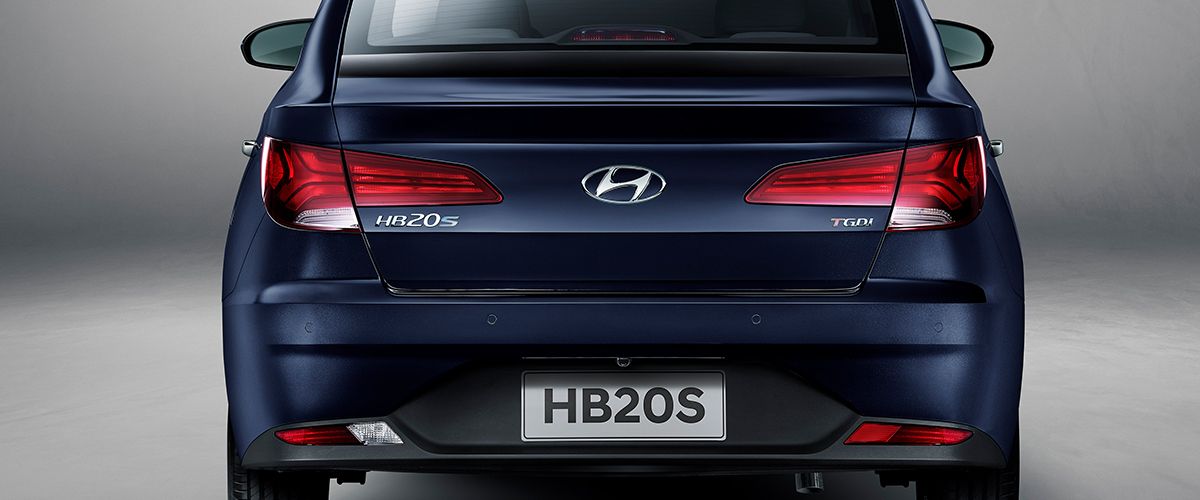 Traseira do Hyundai HB20S 2022