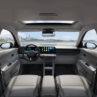 Interior com acabamento premium