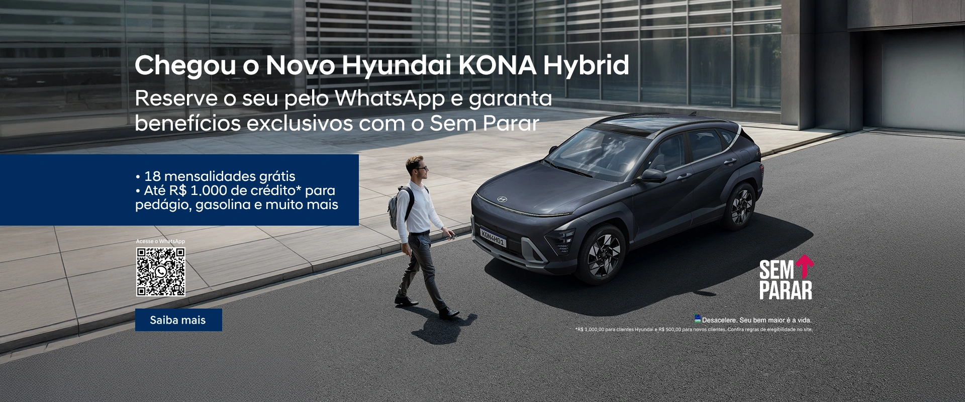 Novo Hyundai KONA Hybrid Sem Parar