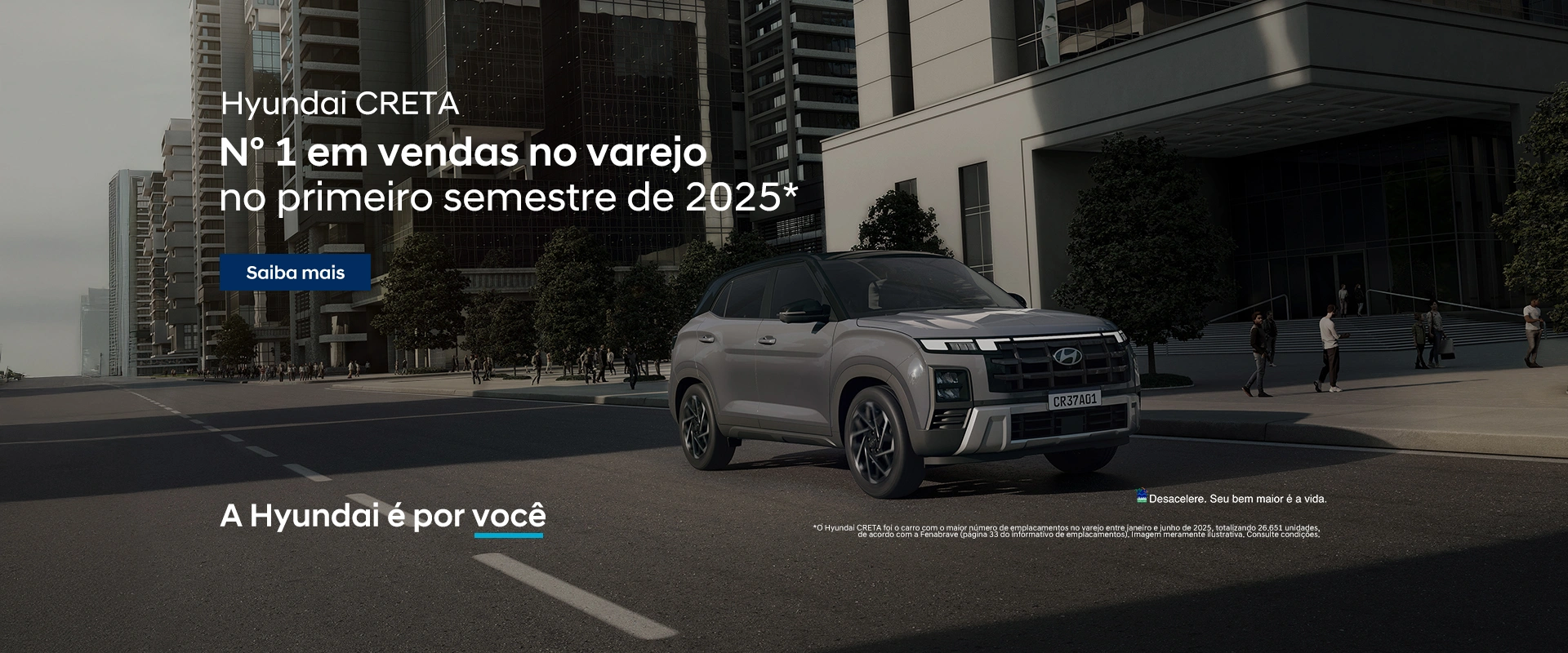 Novo CRETA - Nº 1 em vendas no varejo no primeiro semestre de 2025