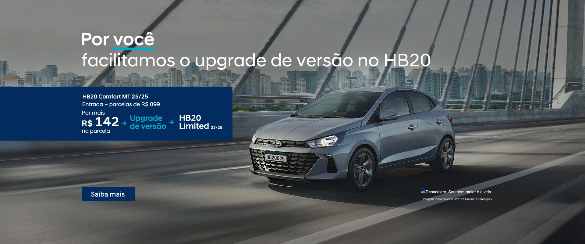 Novo HB20 Comfort MT 2025/2025 | Entrada + parcelas de R$ 899. Por mais R$ 142 na parcela - Upgrade de versão - HB20 Limited 25/26