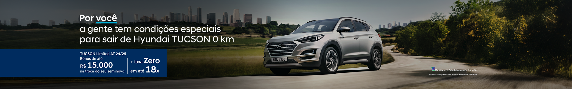 Hyundai TUCSON Limited AT 24/25 - Bônus de até R$ 15.000