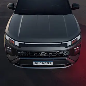 Frente atualizada do Novo Hyundai CRETA N Line.