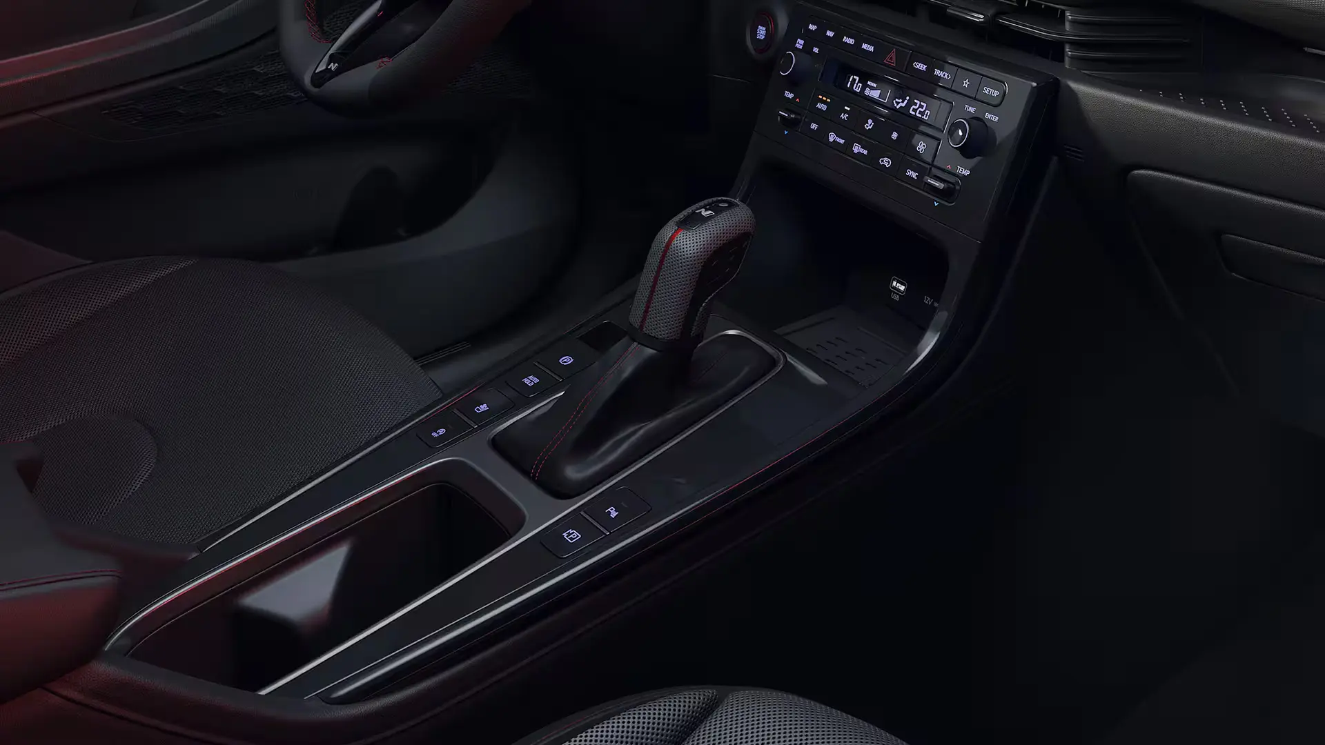 Câmbio automático do Novo Hyundai CRETA N Line.