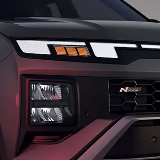 Lanternas redesenhadas do Novo Hyundai CRETA N Line.