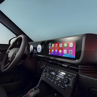 Central multimídia integrada ao painel de instrumentos do Novo Hyundai CRETA N Line.