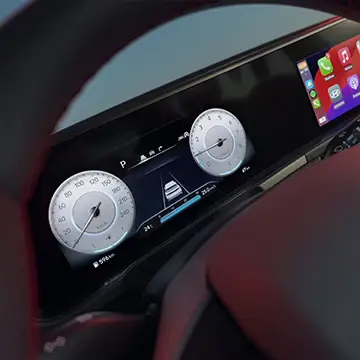  Painel de instrumentos digital e colorido do Novo Hyundai CRETA.