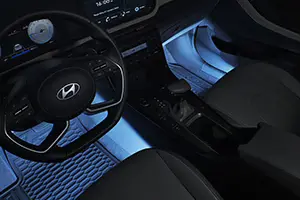 Iluminação do assoalho  Novo Hyundai CRETA.