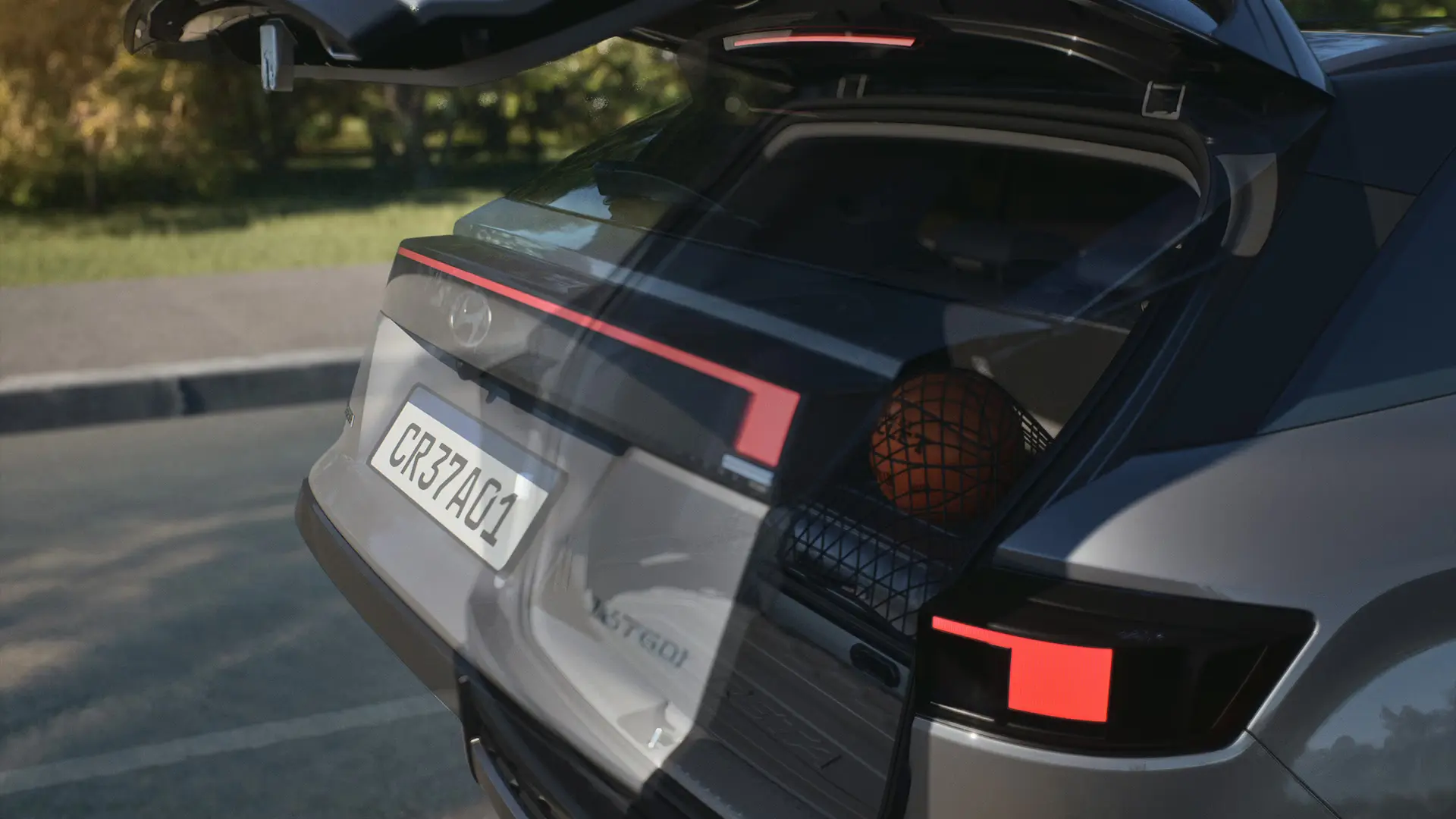 Porta-malas com fechamento automático Novo Hyundai CRETA.