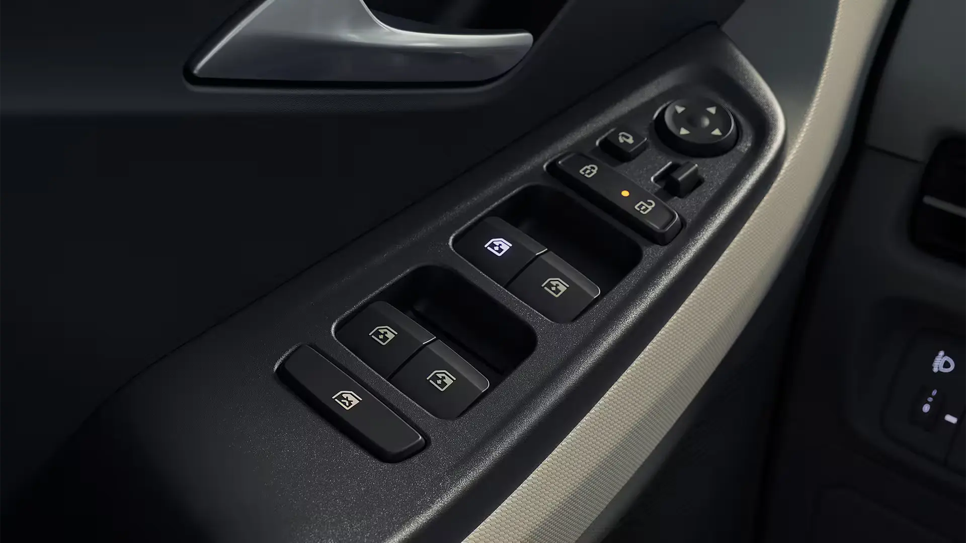Vidros elétricos com antiesmagamento do Novo Hyundai CRETA.