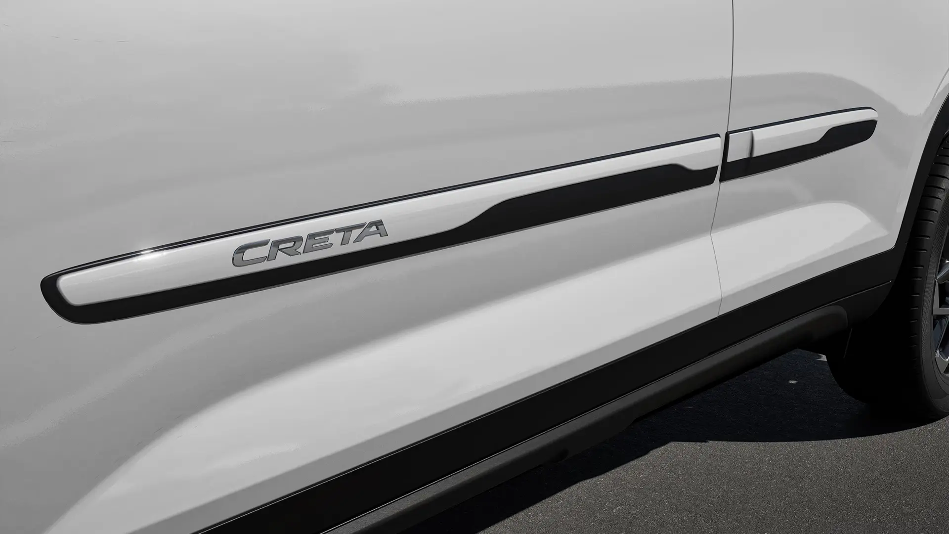 Friso lateral premium Novo Hyundai CRETA.