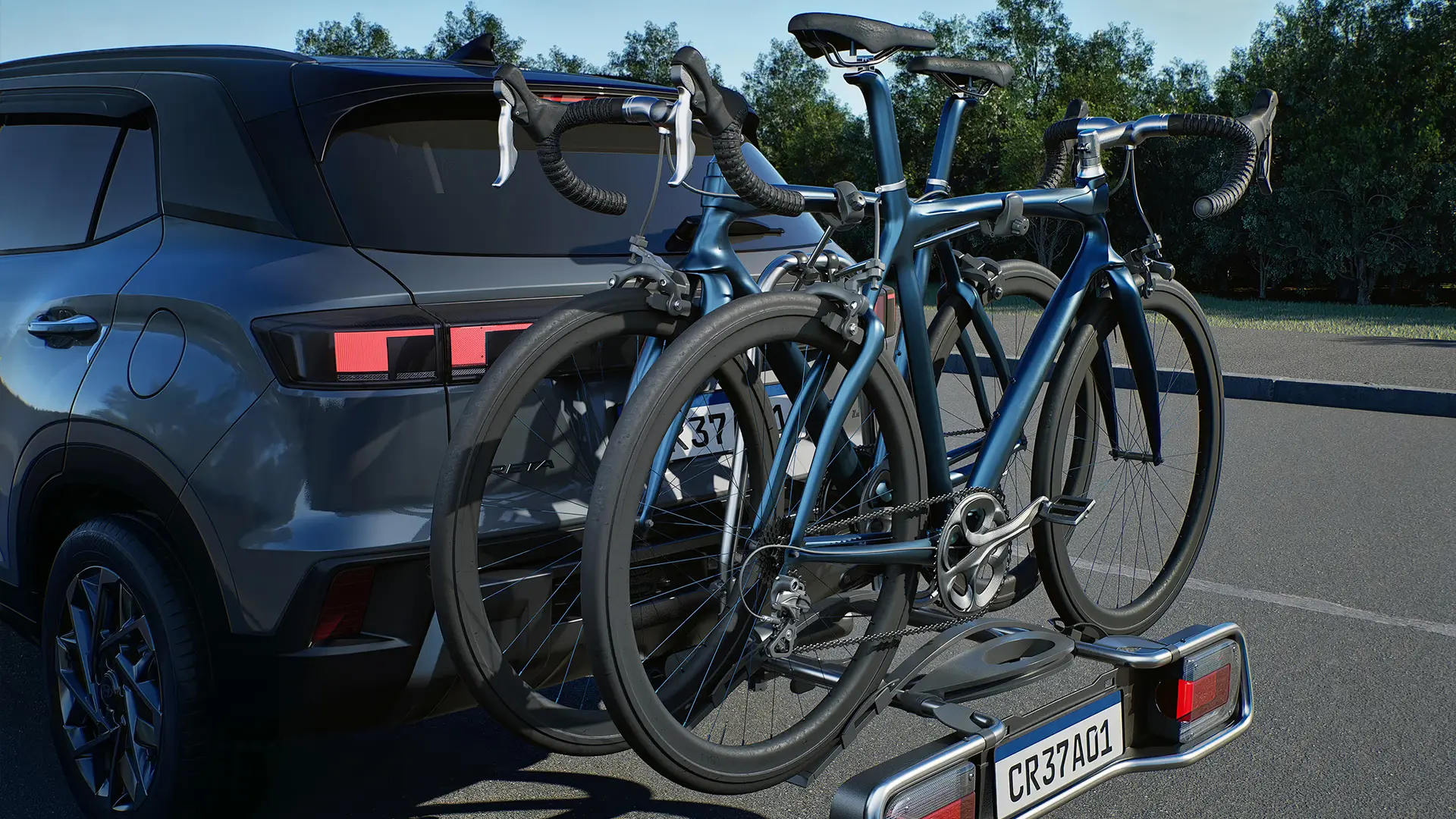 Suporte para bicicletas Novo Hyundai CRETA.