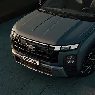 Frente atualizada do Novo Hyundai CRETA.