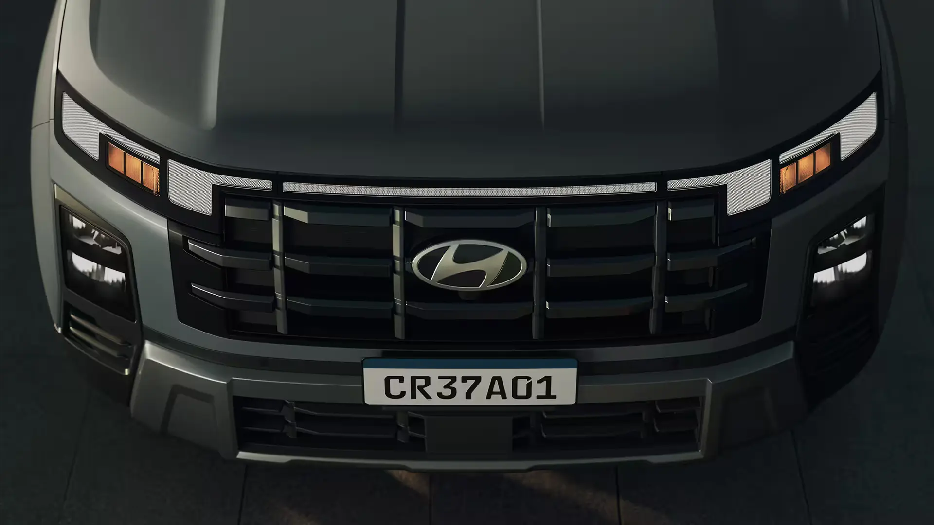 Frente atualizada do Novo Hyundai CRETA.