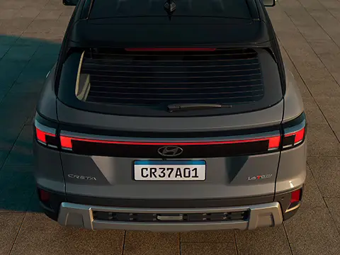 Traseira do Novo Hyundai CRETA.