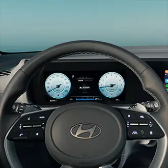 Volante com comandos interativos do Novo Hyundai CRETA.