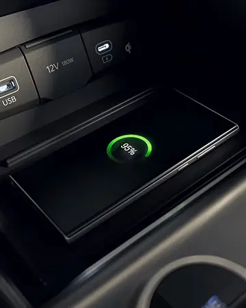 Carregador sem fio para smartphones do Novo Hyundai CRETA.
