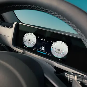  Painel de instrumentos digital e colorido do Novo Hyundai CRETA.