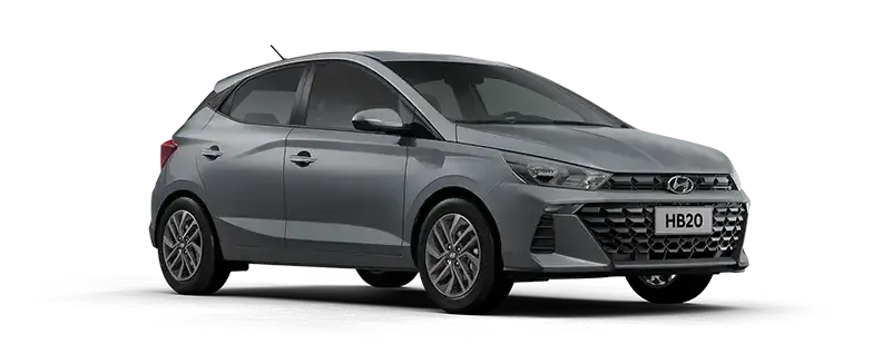HB20 Motor Kappa 1.0 Transmissão Manual Limited 2025/2026 Cinza Shadow