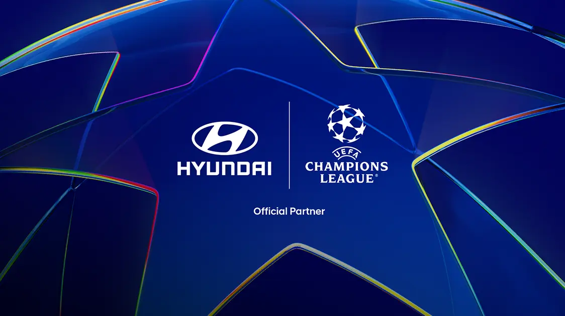 Parceria entre a Hyundai e a UEFA Champions League, a maior competição de futebol da Europa. 