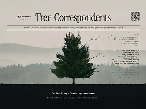 Hyundai celebra 10 anos da Floresta IONIQ com campanha 'Tree Correspondents'