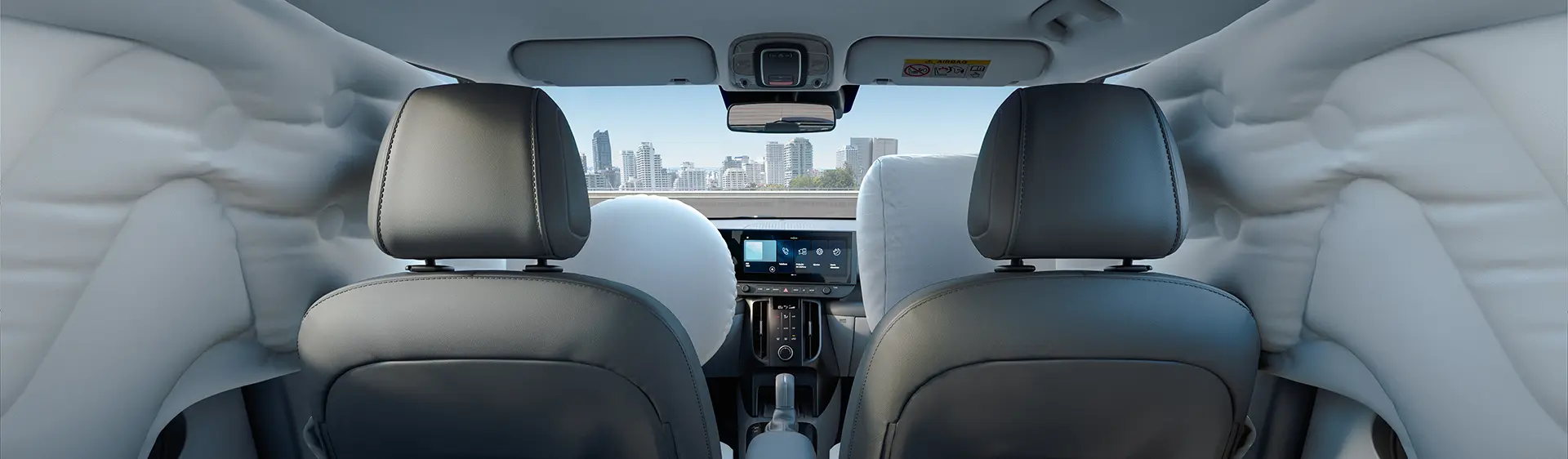 Sistema de airbag do Novo Hyundai i20 ativo. 