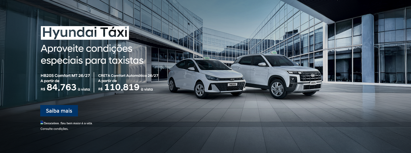 Hyundai Táxi Vendas diretas